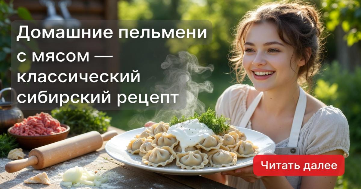 Домашние пельмени с мясом — классический сибирский рецепт пошагово - AiBhaktiReel