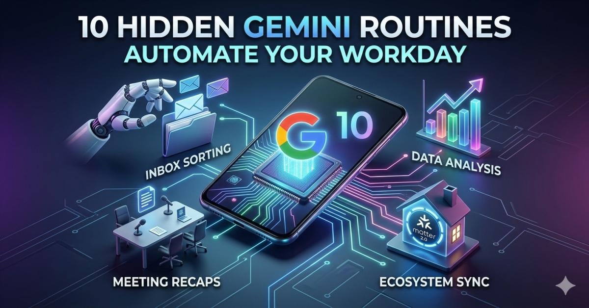 10 Hidden Google Gemini Routines that will Automate Your Entire Workday - AiBhaktiReel